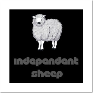 Independent sheep Posters and Art